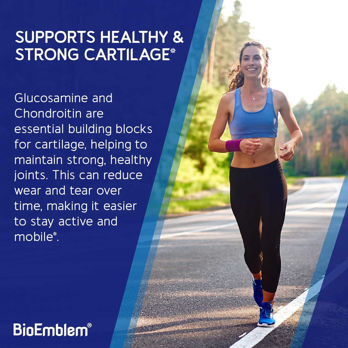 BioEmblem Complément Alimentaire Chondroïtine Glucosamine 1500mg côté