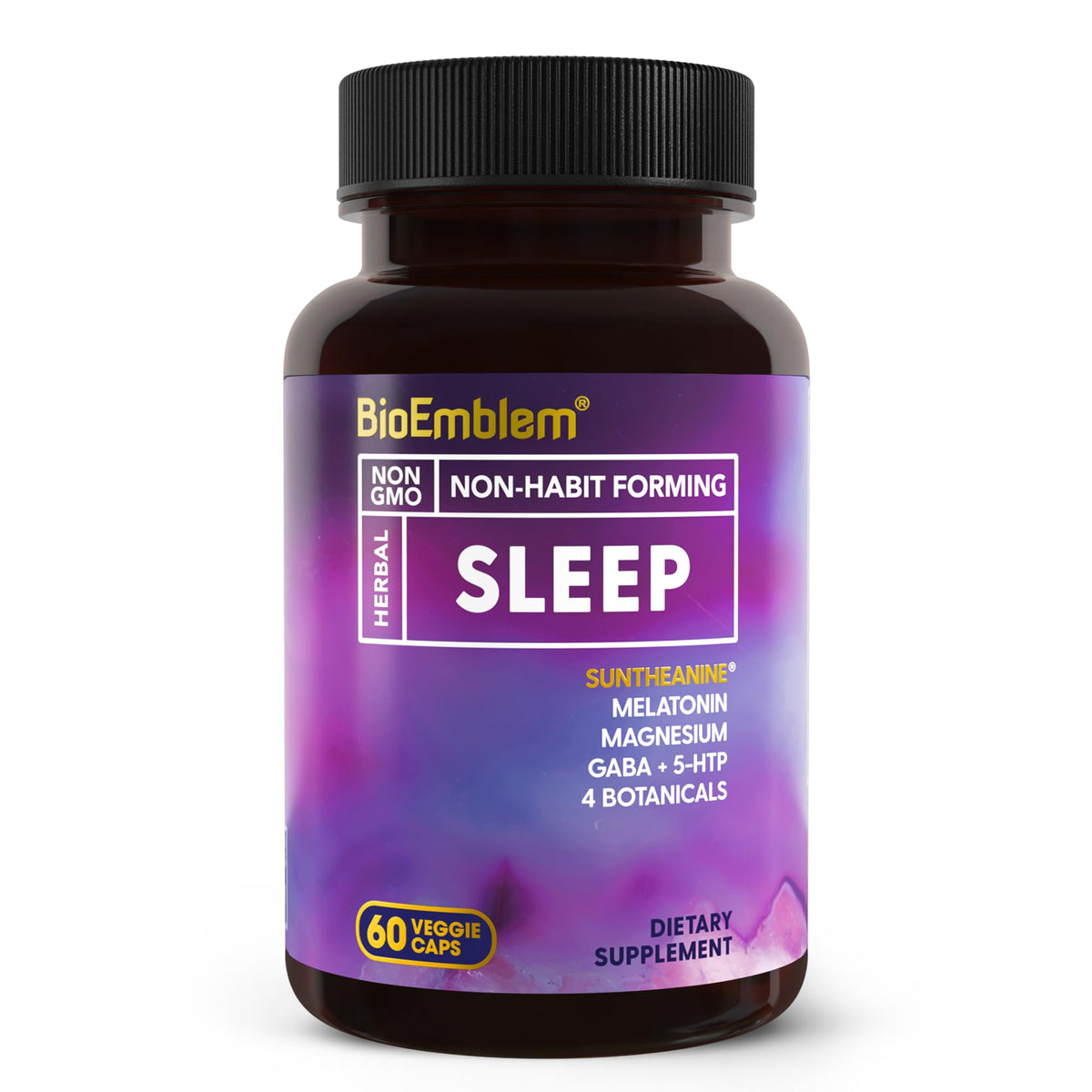 BioEmblem Complément Alimentaire Sommeil 60 capsules vue de face