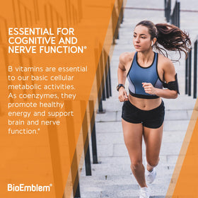 BioEmblem Complexe Vitamine B capsules sur une surface