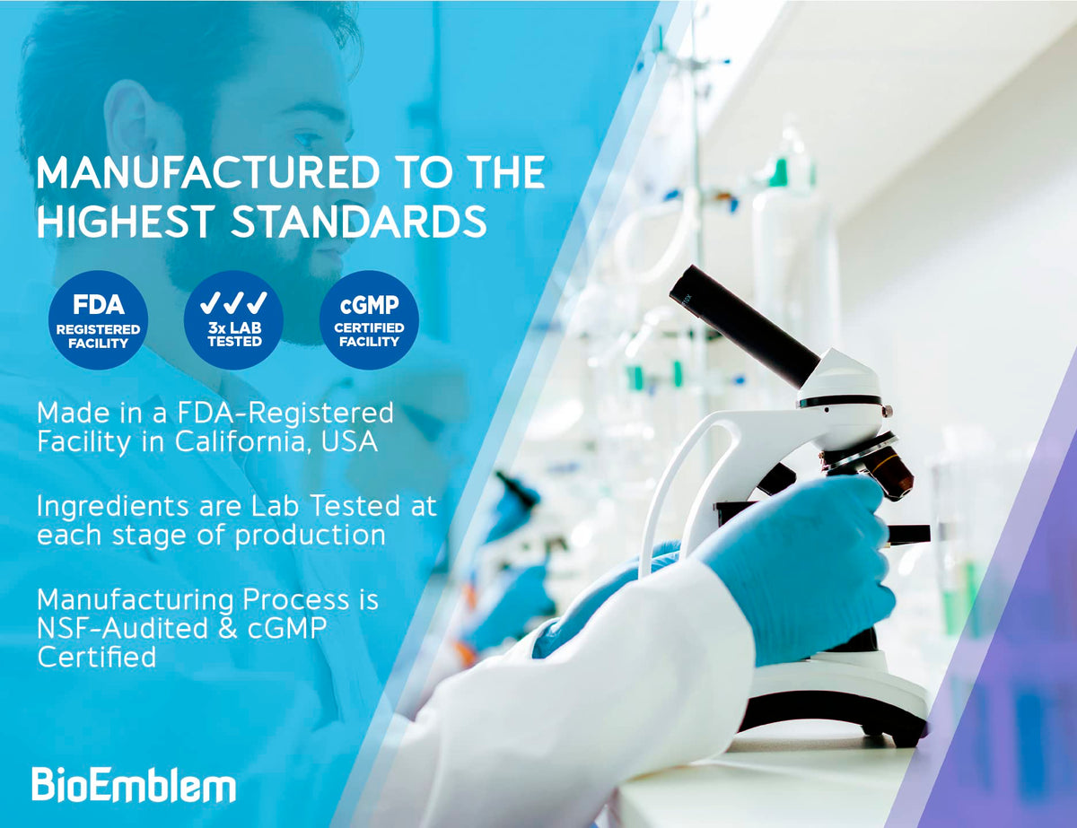 BioEmblem Curcuma Curcumin ingrédients principaux