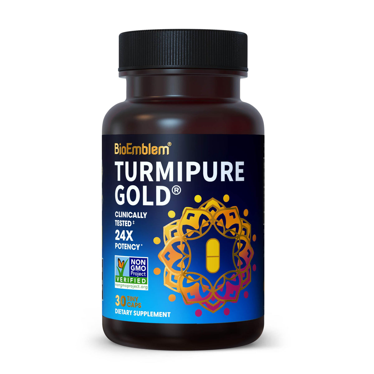 BioEmblem Curcuma TurmiPure Gold 30 capsules vue de face