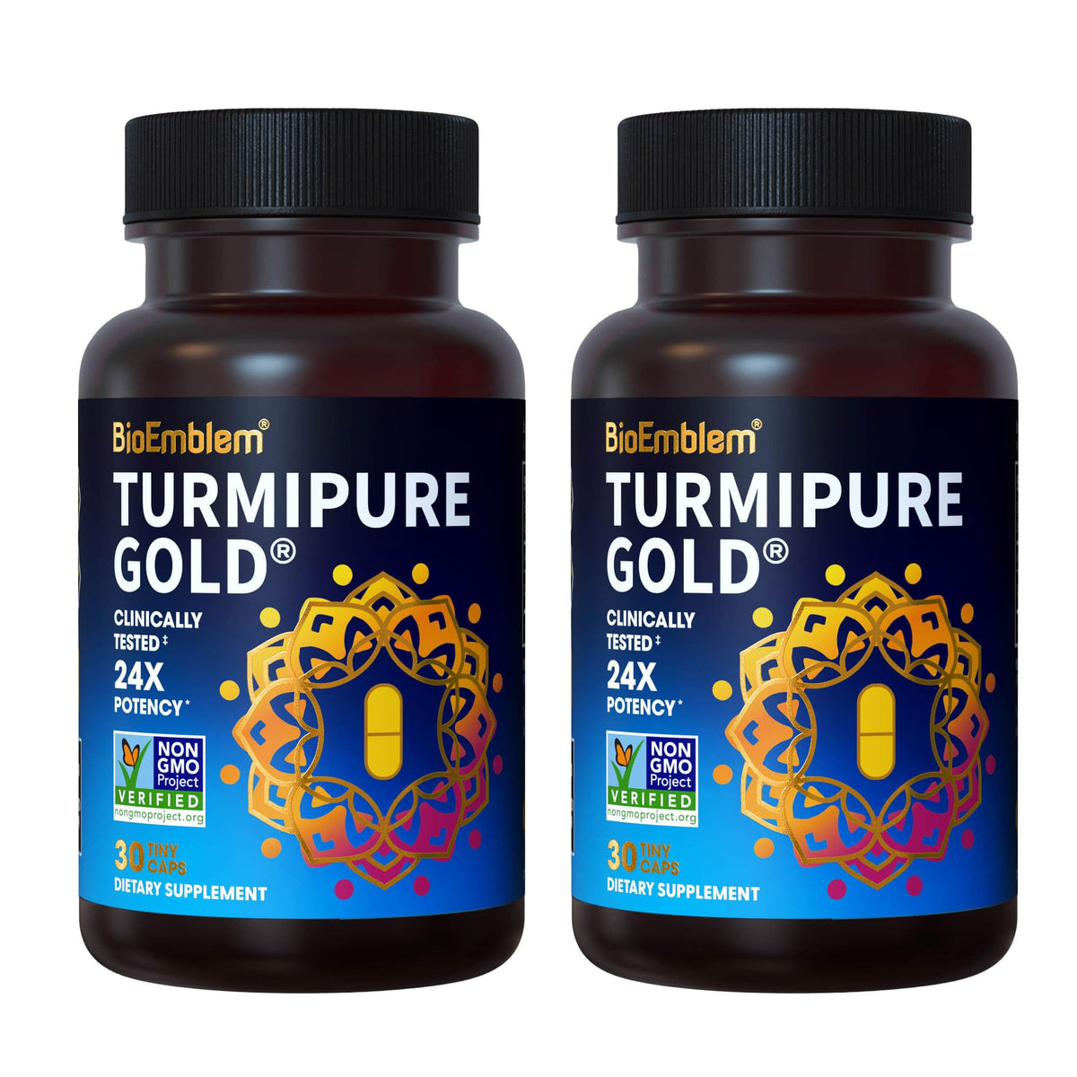 BioEmblem Curcuma TurmiPure Gold 60 capsules vue avant