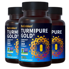 BioEmblem Curcuma TurmiPure Gold 90 capsules vue de face