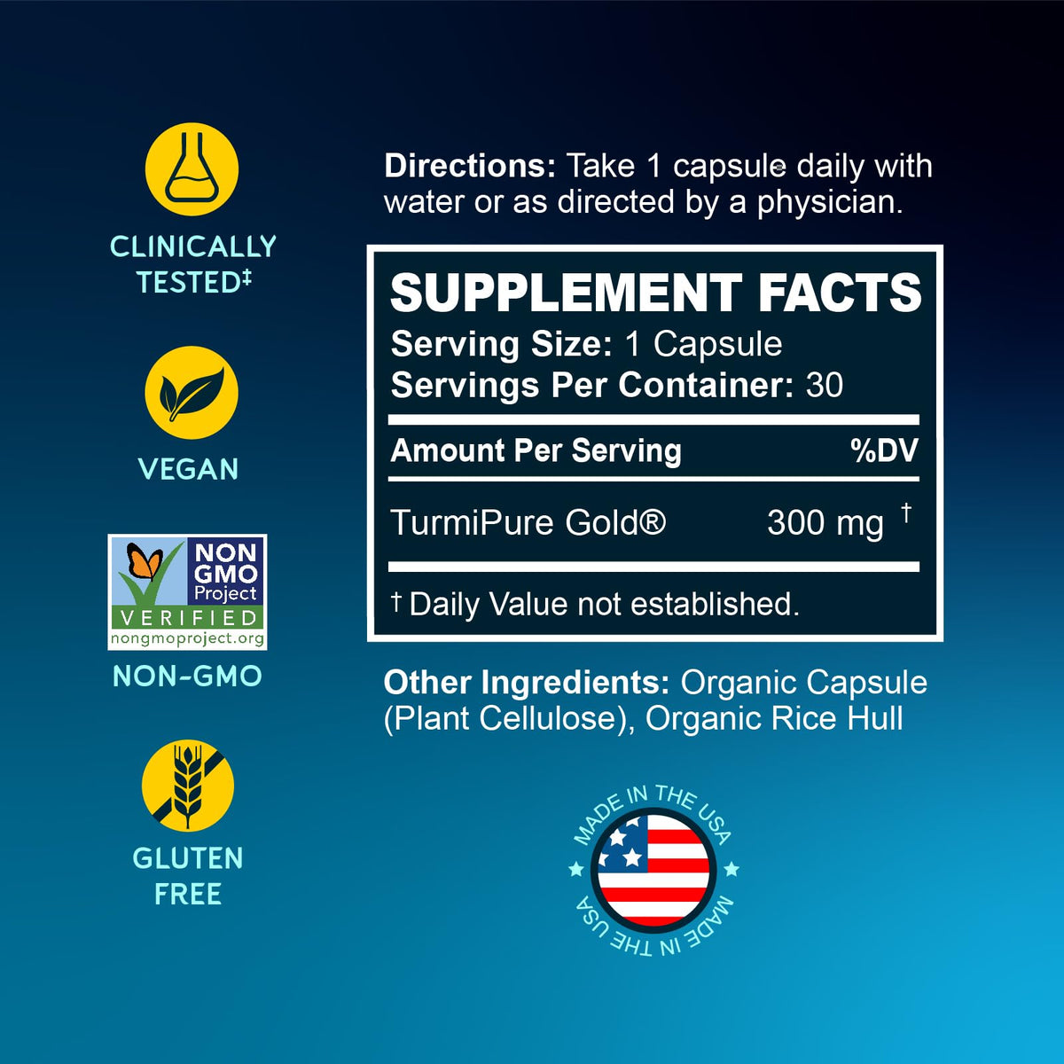 BioEmblem Curcuma TurmiPure Gold capsule ouverte montrant son contenu