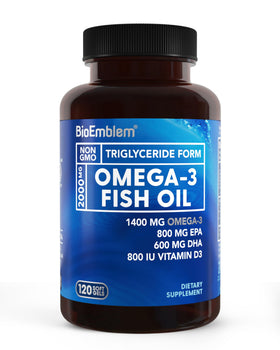 BioEmblem Huile de Poisson Omega-3 2000mg boîte avant