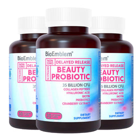BioEmblem Probiotiques Beauté Femme 90 capsules dans leur emballage