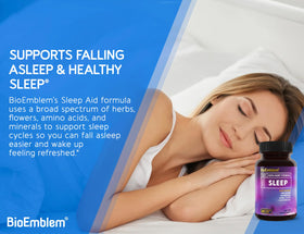 BioEmblem Sommeil Naturel capsules sur une table