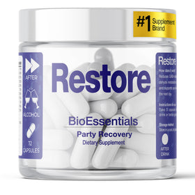 BioEssentials Restore flacon avec 72 capsules végétales