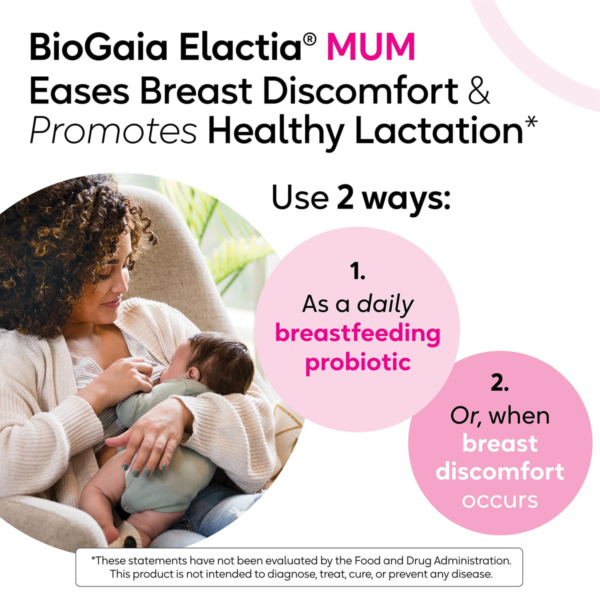BioGaia Elactia probiotiques en comprimés avec emballage