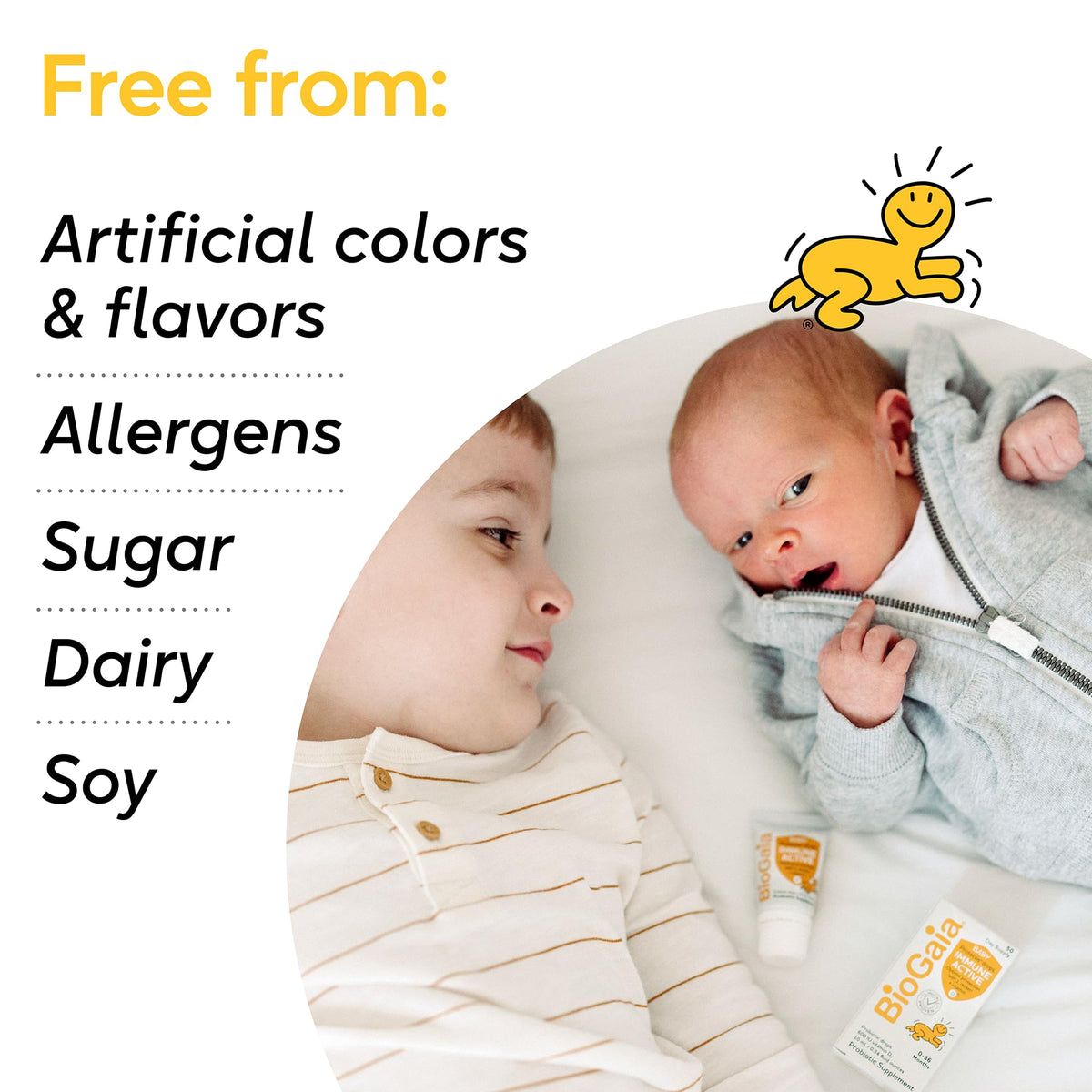 BioGaia Gouttes Probiotiques 20g avec ingrédients