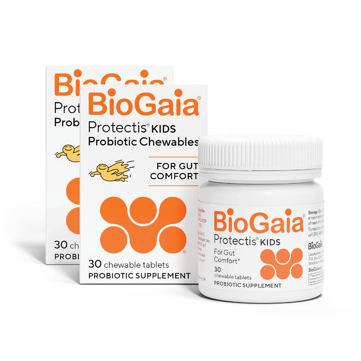 BioGaia Probiotique Enfant 30 comprimés saveur citron-lime vue de face