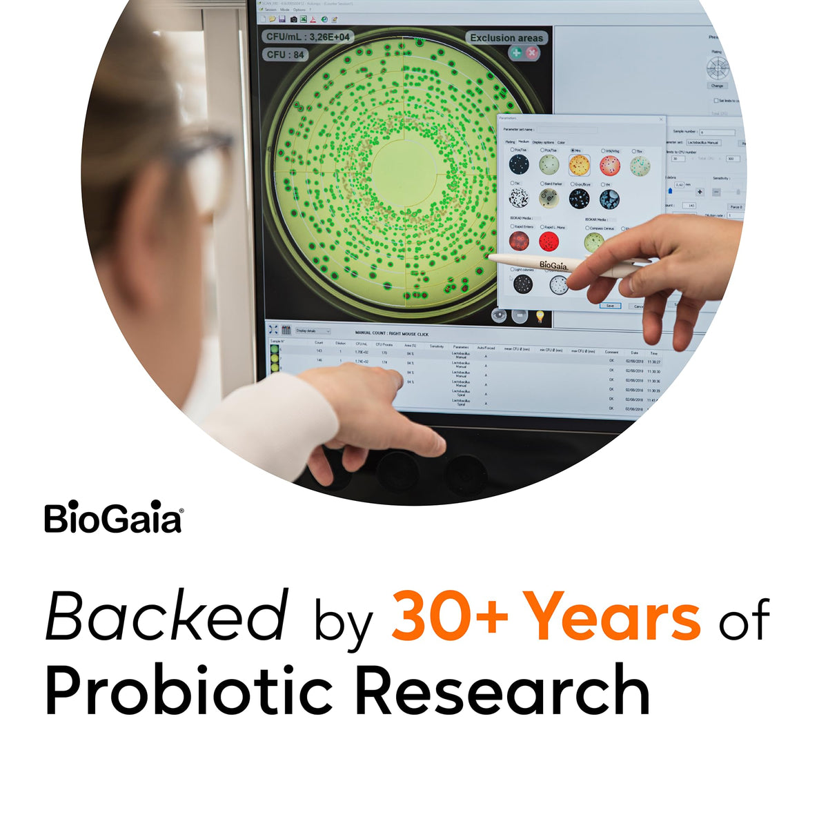 BioGaia Probiotique Enfant boîte ouverte montrant les comprimés