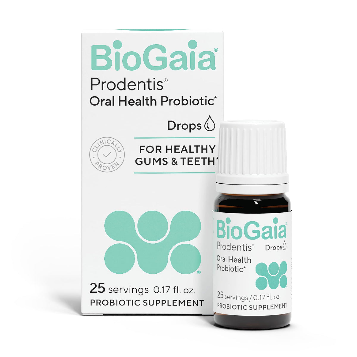 BioGaia Prodentis gouttes probiotiques orales 32g vue avant
