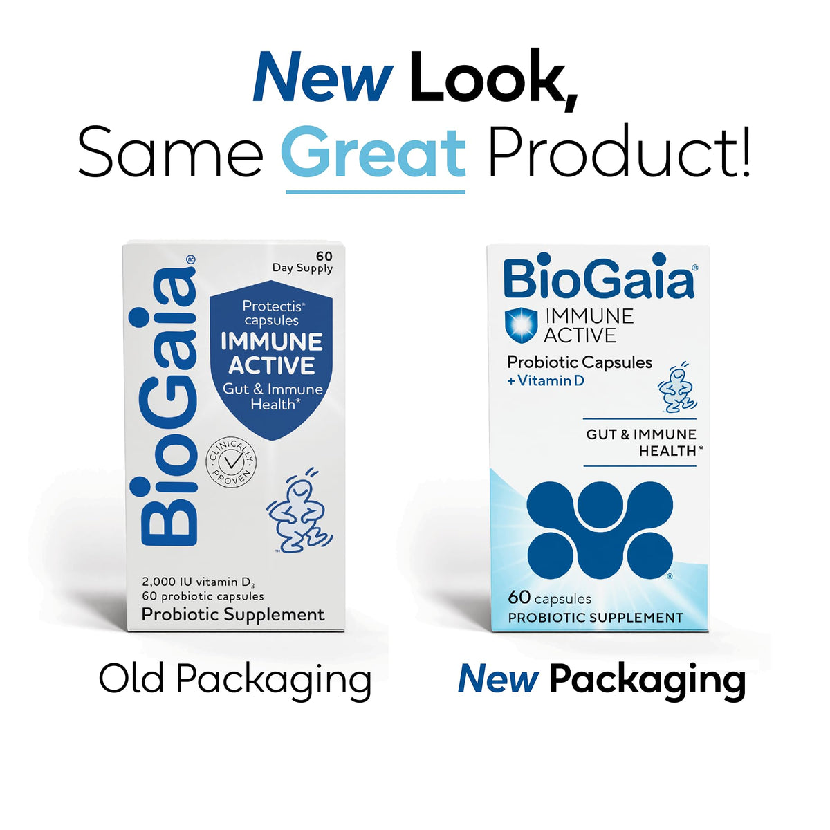 BioGaia Protectis Probiotique Actif emballage et capsules