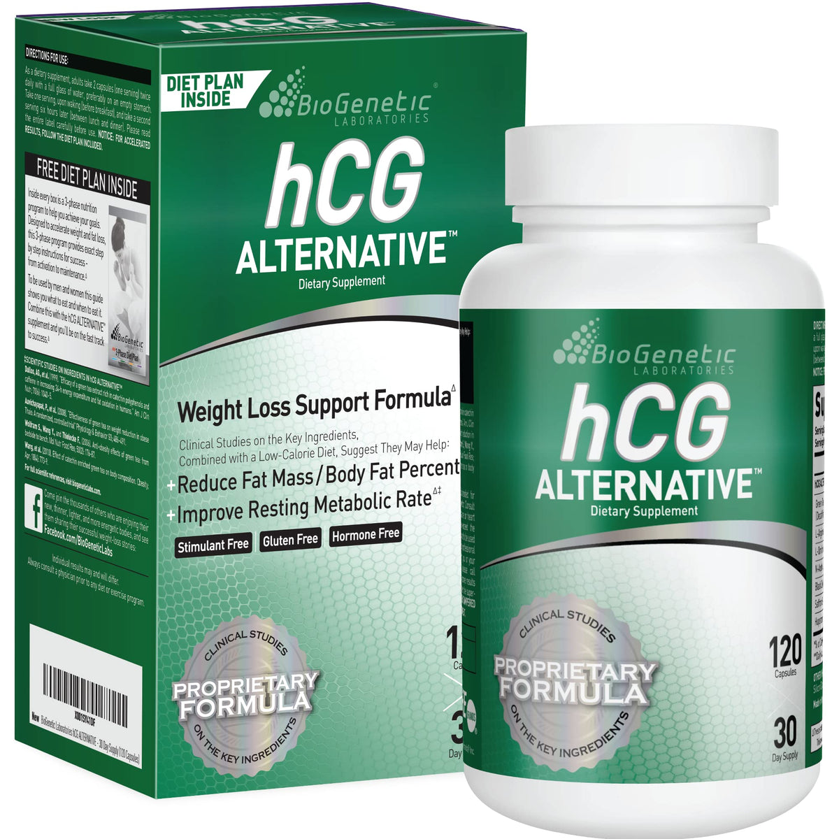 BioGenetic Laboratories complément alimentaire 120 capsules vue de face