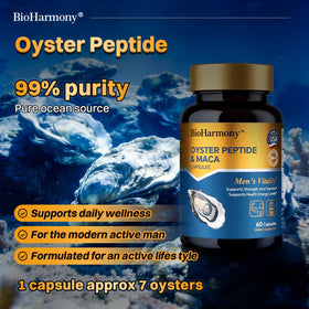 BioHarmony Extrait d'Huitre et Racine de Maca avec ingrédients