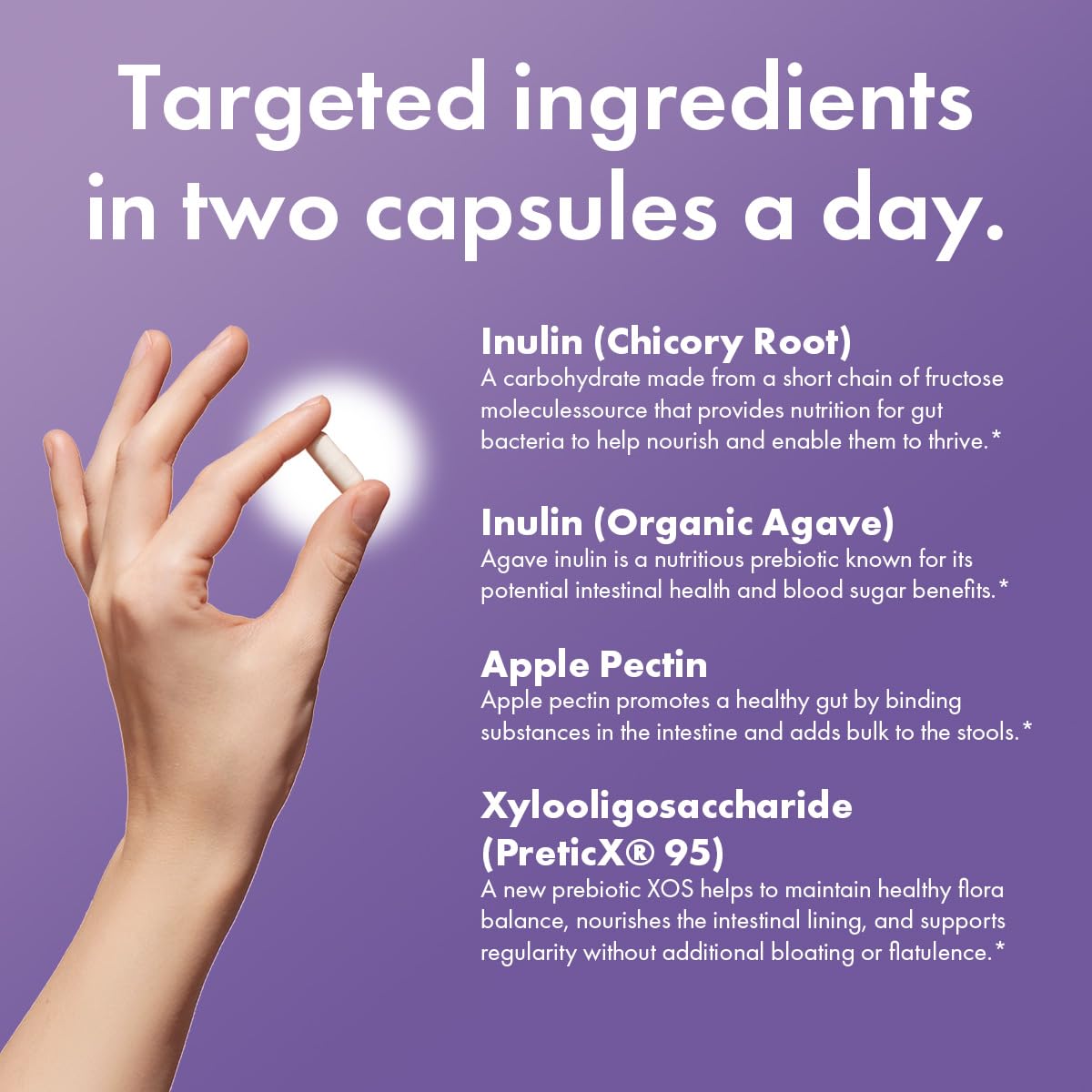 BIOHM Complément Alimentaire Prébiotique 60 capsules sur fond blanc