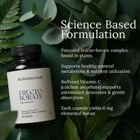 BioImmersion Boron Fructo Borate 6 mg capsules with water glass