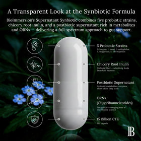 BioImmersion Supernatant Synbiotic, présentation des capsules