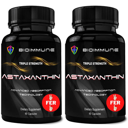 BioImmune AstaQuil™ Astaxanthin 12mg boîte vue de face