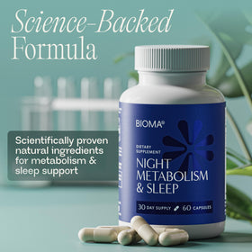 BIOMA Nuit Métabolisme 180 capsules emballage