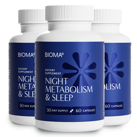 BIOMA Nuit Métabolisme 180 capsules vue de face