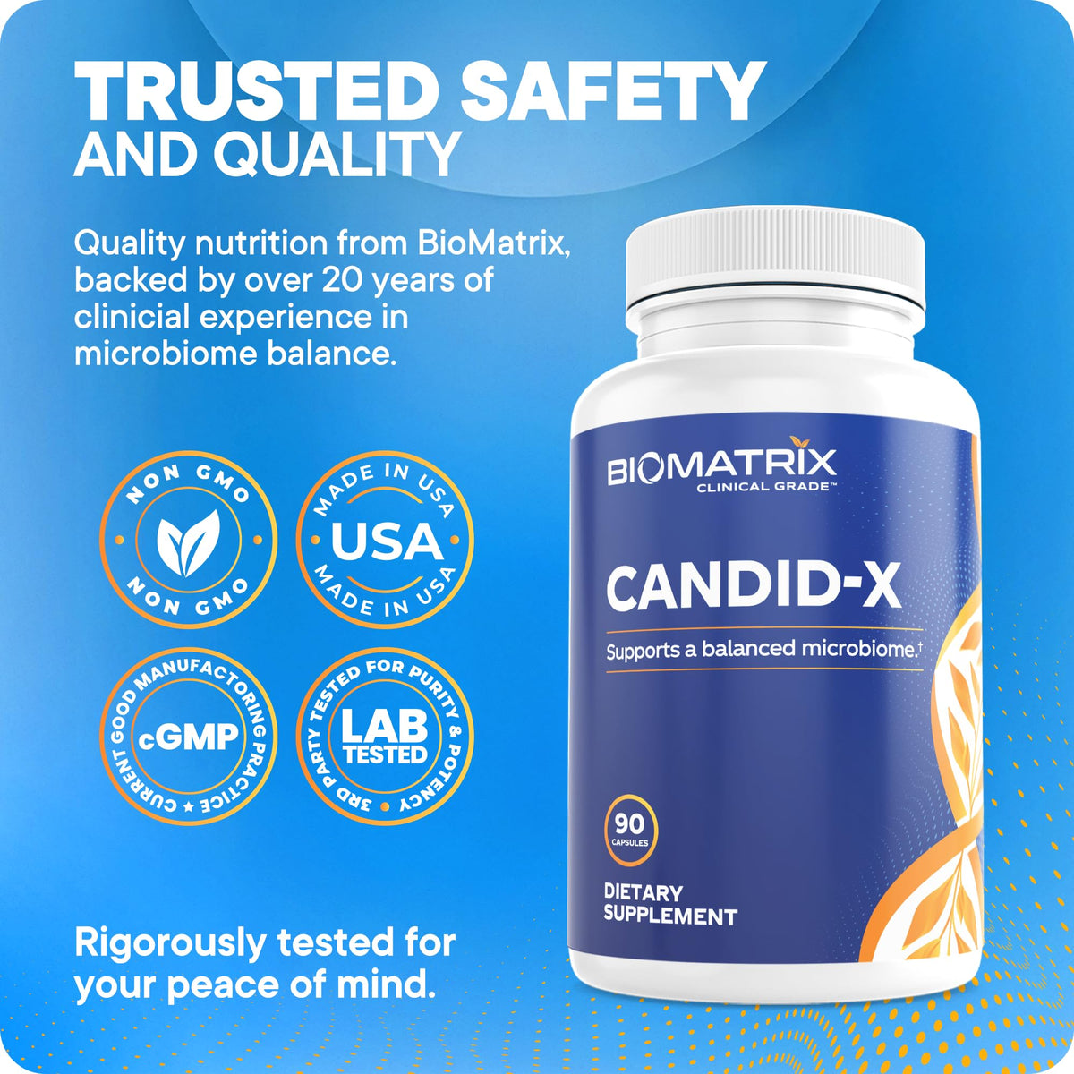 BioMatrix Candid-X avec d'autres compléments alimentaires