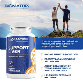 BioMatrix Complément Alimentaire Détox Foie, vue de côté