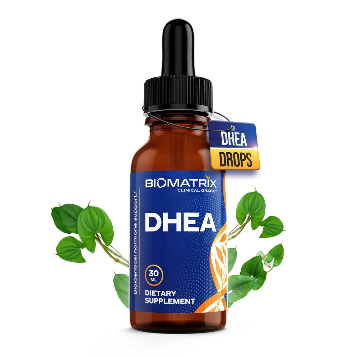 BioMatrix DHEA Liquide 30 ml flacon avec compte-gouttes