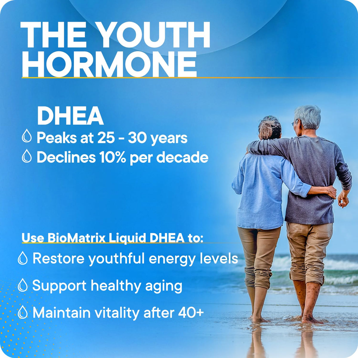 BioMatrix DHEA Liquide 30 ml flacon avec goutte