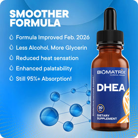 BioMatrix DHEA Liquide 30 ml vue de côté