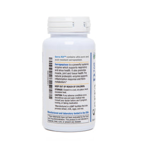 Biomedic Labs RX Serra-RX 260,000 SU Serrapeptase capsules close-up