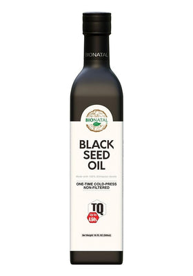 BioNatal Huile de Graines Noires Éthiopienne 16oz avec étiquette