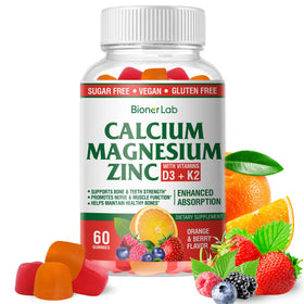 BionerLab Gummies Calcium Magnésium Zinc 200g vue de face