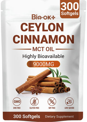 Biookultra Capsules de Cannelle de Ceylan 300 Softgels vue de face