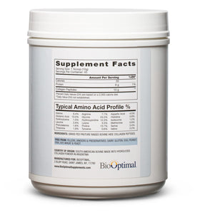 BioOptimal Poudre de Collagène Hydrolysé 572g avec des ingrédients naturels