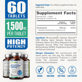 biophix B-3 Nicotinamide 1500 mg en main