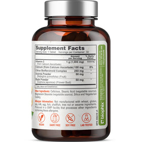 biophix Complex de Vitamine C 1000 mg, photo de groupe avec d'autres compléments