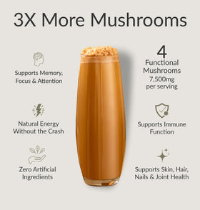 BIOptimizers Café aux Champignons avec instructions de préparation
