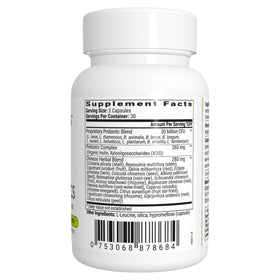 BIOptimizers Cognibiotics Complément Alimentaire 60 Capsules vue arrière