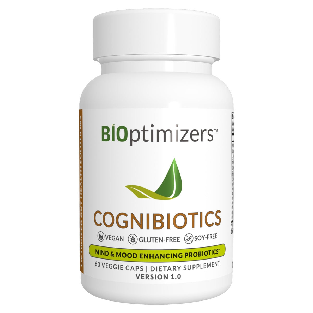 BIOptimizers Cognibiotics Complément Alimentaire 60 Capsules vue avant