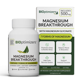 BIOptimizers Complément Alimentaire Magnésium 500mg vue avant
