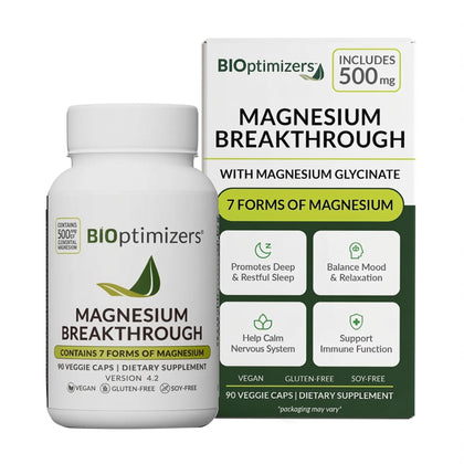 BIOptimizers complément magnésium 500mg devant vue