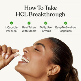 BIOptimizers HCL Breakthrough ingrédients sur l'emballage