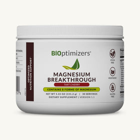 BIOptimizers Magnesium Breakthrough Drink en poudre, 209g, vue de face