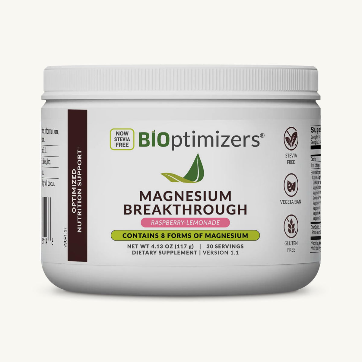 BIOptimizers Magnesium Breakthrough Drink front view with packaging