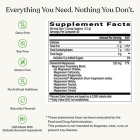 BIOptimizers Magnesium Breakthrough Drink, mélange de 8 formes de magnésium