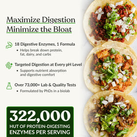 BIOptimizers MassZymes capsules sur fond blanc