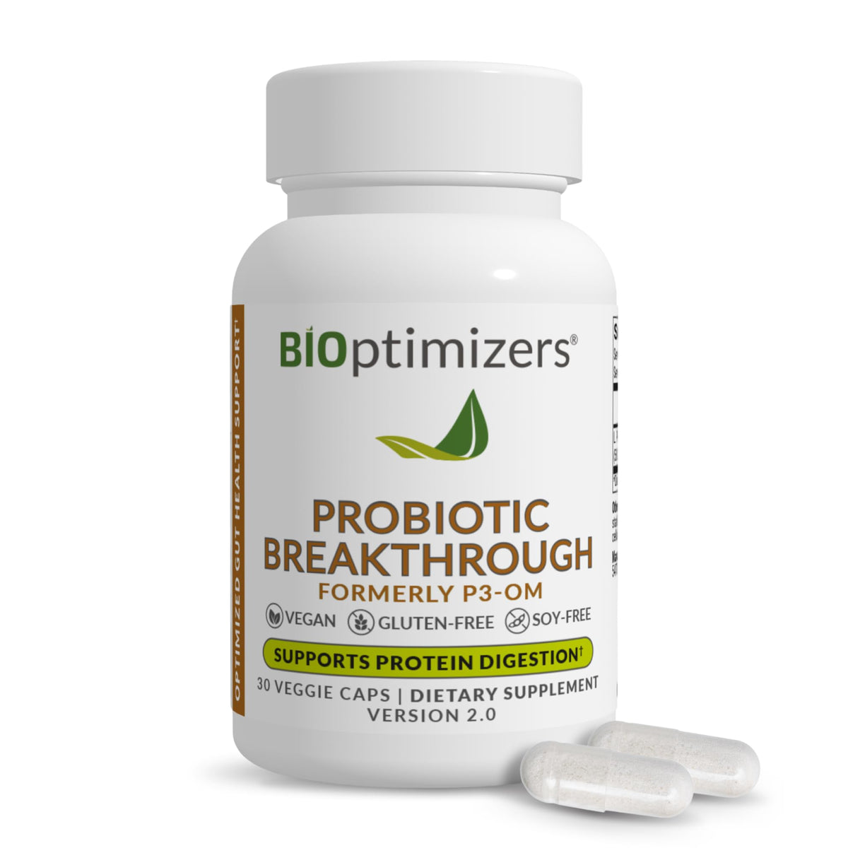 BIOptimizers Probiotic Breakthrough 30 capsules végétales en boîte