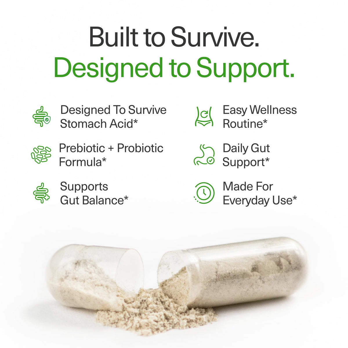 BIOptimizers Probiotic Breakthrough emballage avec informations nutritionnelles